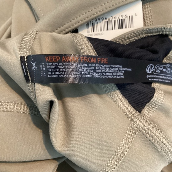 Free People FP Movement Back It Up Onesie Sage Beige Cutout Activewear Size XS - Picture 9 of 9